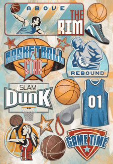 Karen Foster Basketball Above The Rim CS Sticker