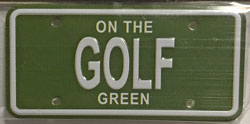 Karen Foster Golf Scrap Plate