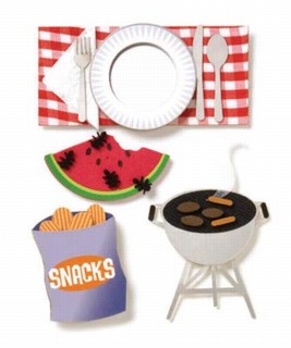 Karen Foster Life's A Picnic Stacked Stickers