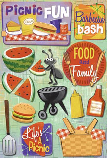 Karen Foster Picnic 11 Picnic Fun CS Sticker