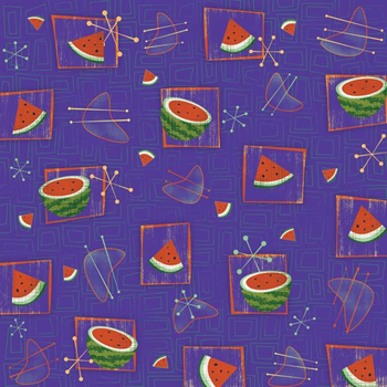 Karen Foster Picnic 11 Watermelon Retro