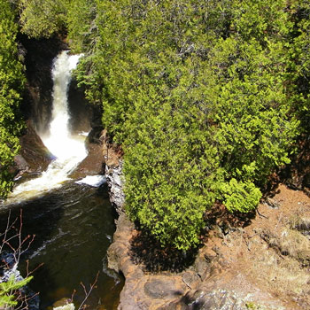 McRice Papers Waterfall