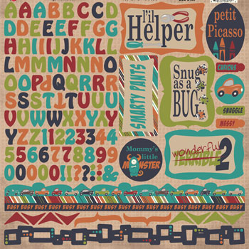 Moxxie Busy Boy 12x12 Combo Sticker