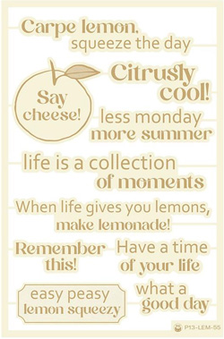 P13 Fresh Lemonade CB Embellishments 06 Words