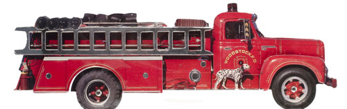 Paper House Productions Fire Truck 3D Embellishment Sticker