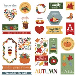 PhotoPlay Autumn Greetings Ephemera Die-Cuts