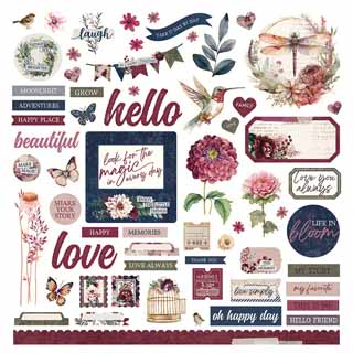 PhotoPlay Midnight Garden 12x12 Element Sticker