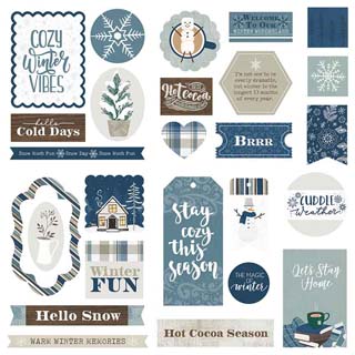 PhotoPlay Winter Chalet Ephemera
