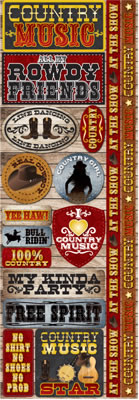 Reminisce Country Music Combo Sticker