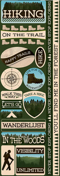 Reminisce Hiking CS Sticker