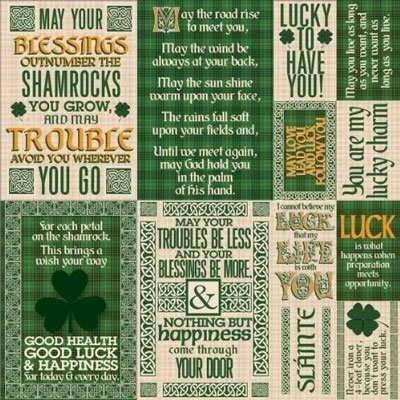 Reminisce Lucky Day 12x12 Sticker