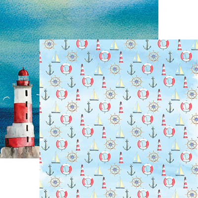 Reminisce Seaside Watercolor Nautical