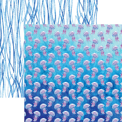 Reminisce Seaside WatercolorJellyfish