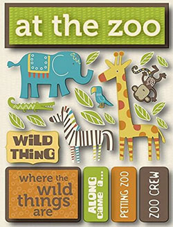 Reminisce The Wild Zoo 3D Sticker
